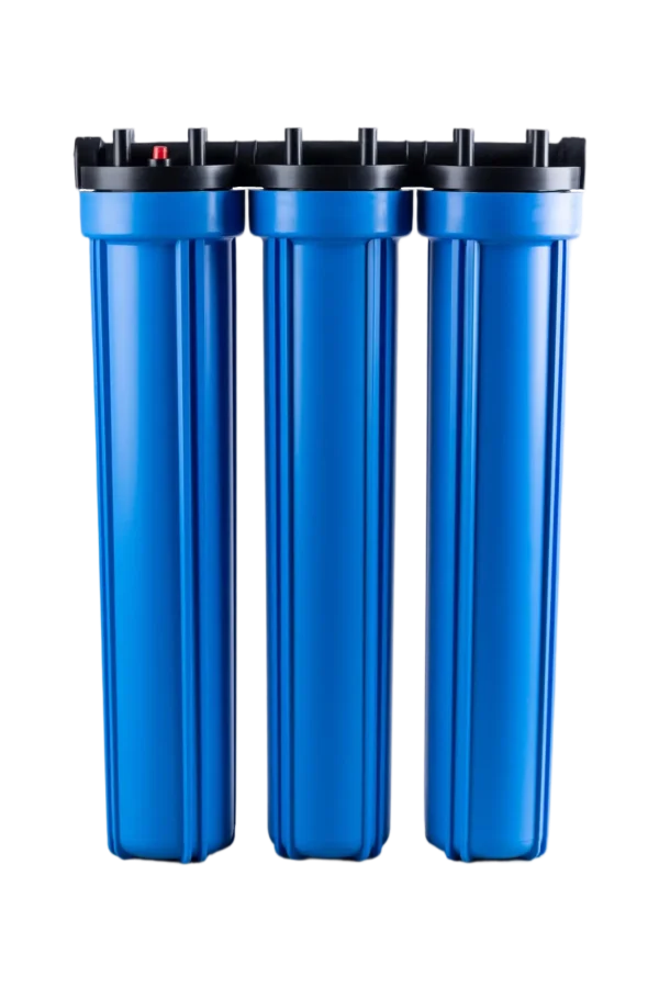 20" Triple Filter Housing with Integrated Top Cap