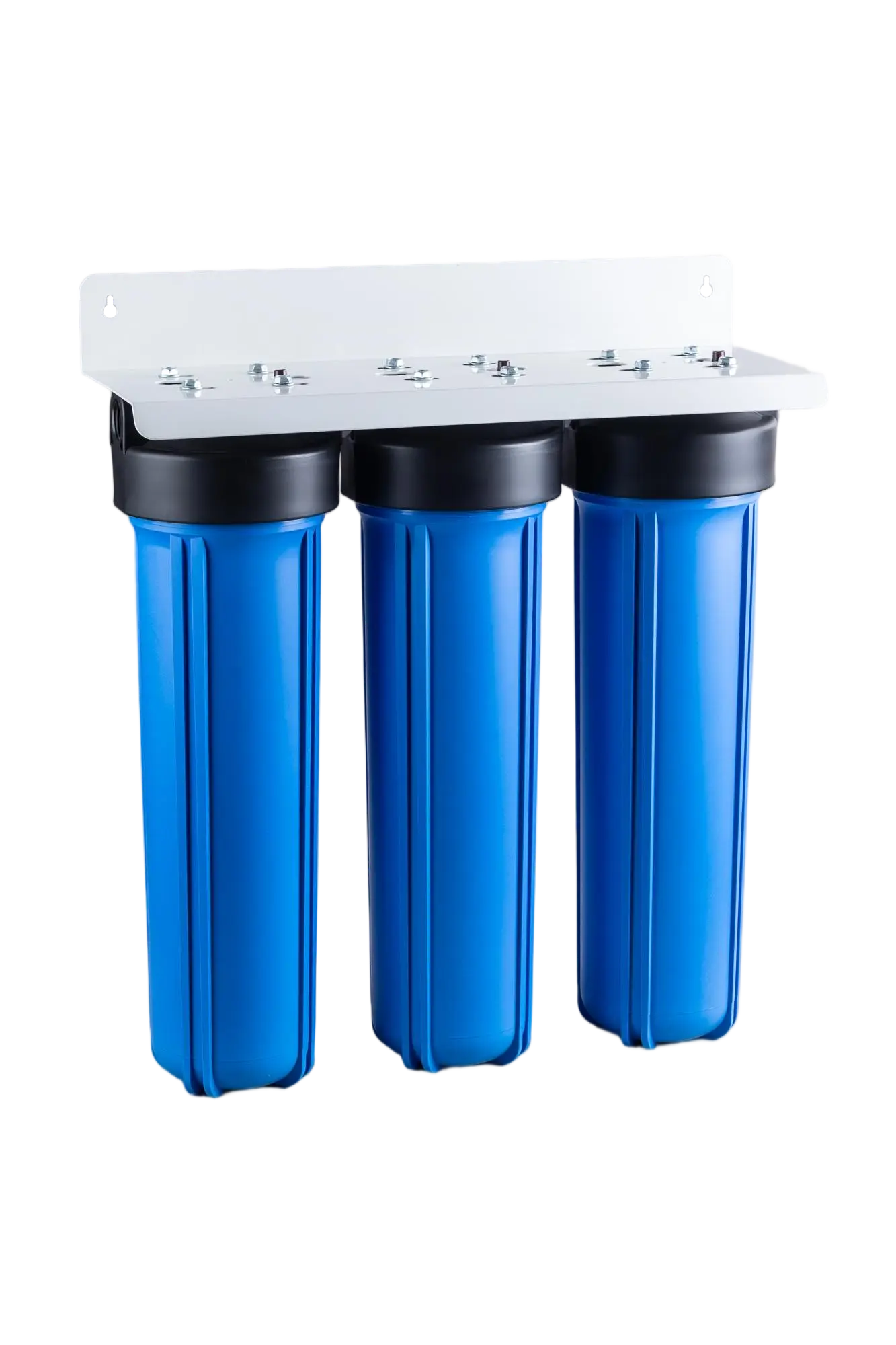 High-flow 20" Big Blue triple filter housing made from food-safe PP