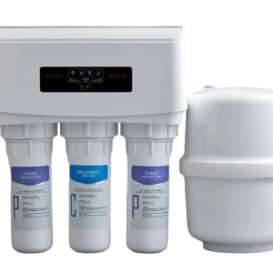 5-stage under-sink RO purifier with plastic dust cover
