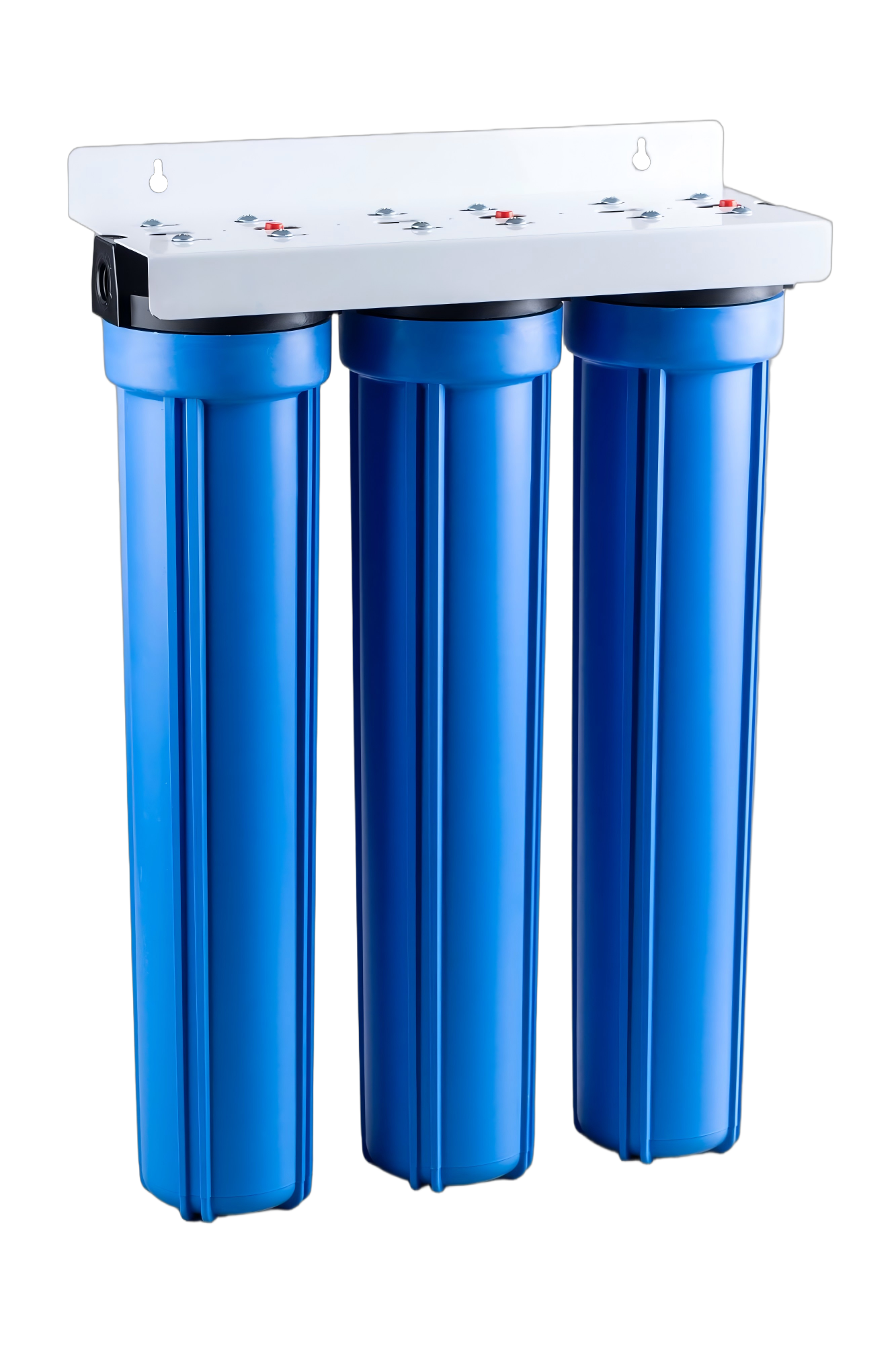 3-stage water filtration system with polypropylene housings