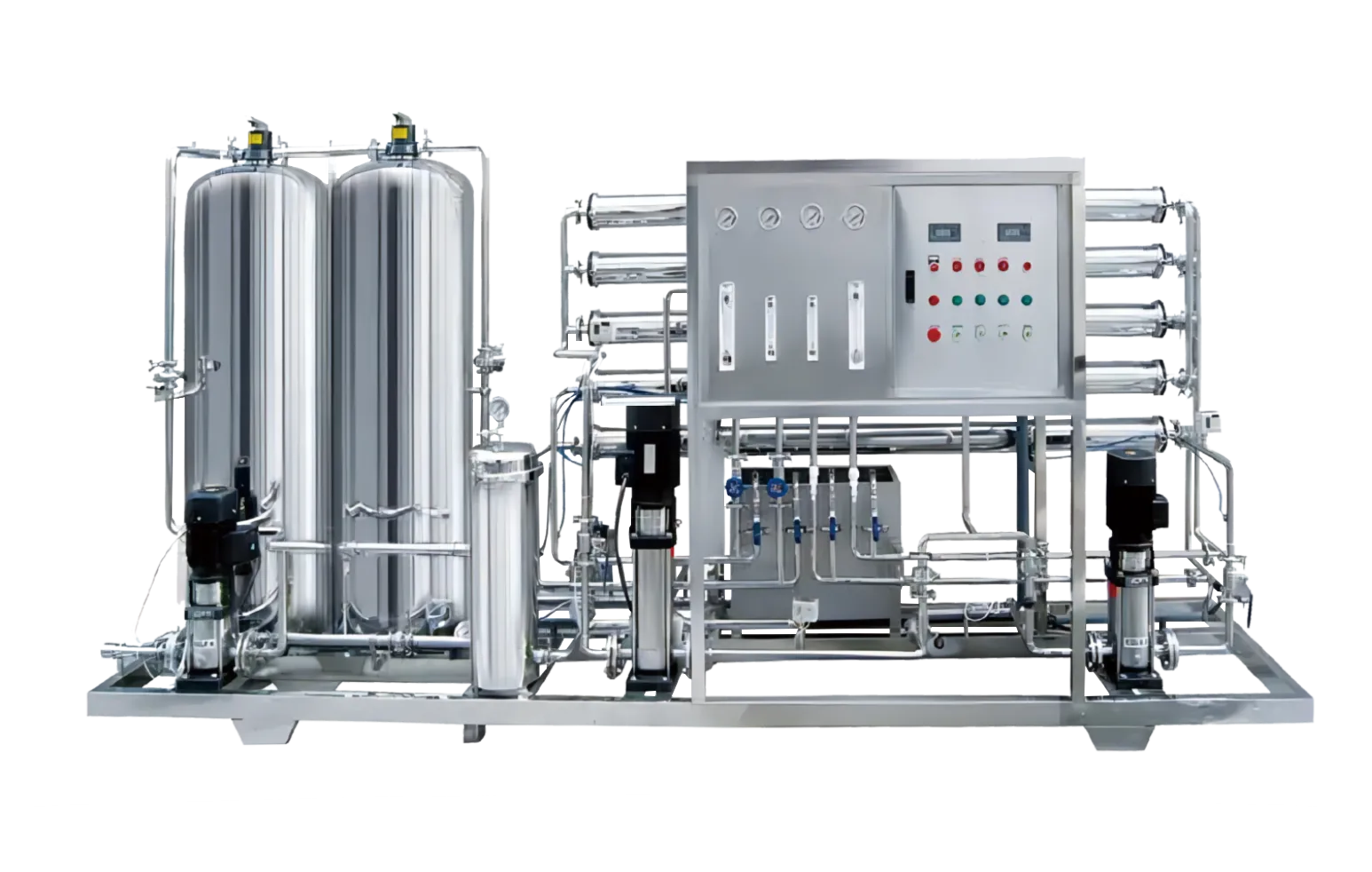 Industrial RO System with 250-2000 LPH Capacity